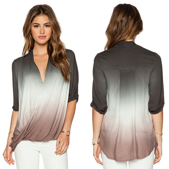 Young Fabulous & Broke Tops - YOUNG FABULOUS & BROKE cora top olive ombre medium